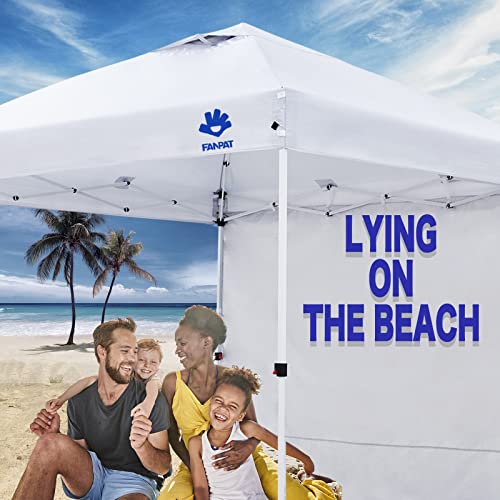 Fanpat Instant Canopy Tent Sidewalls for 10x10 Pop Up Canopy Waterproof, 99% UV Protection, 3 Piece Sidewalls, Orange(3PCS Sidewall Only, Canopy Tent NOT Included)