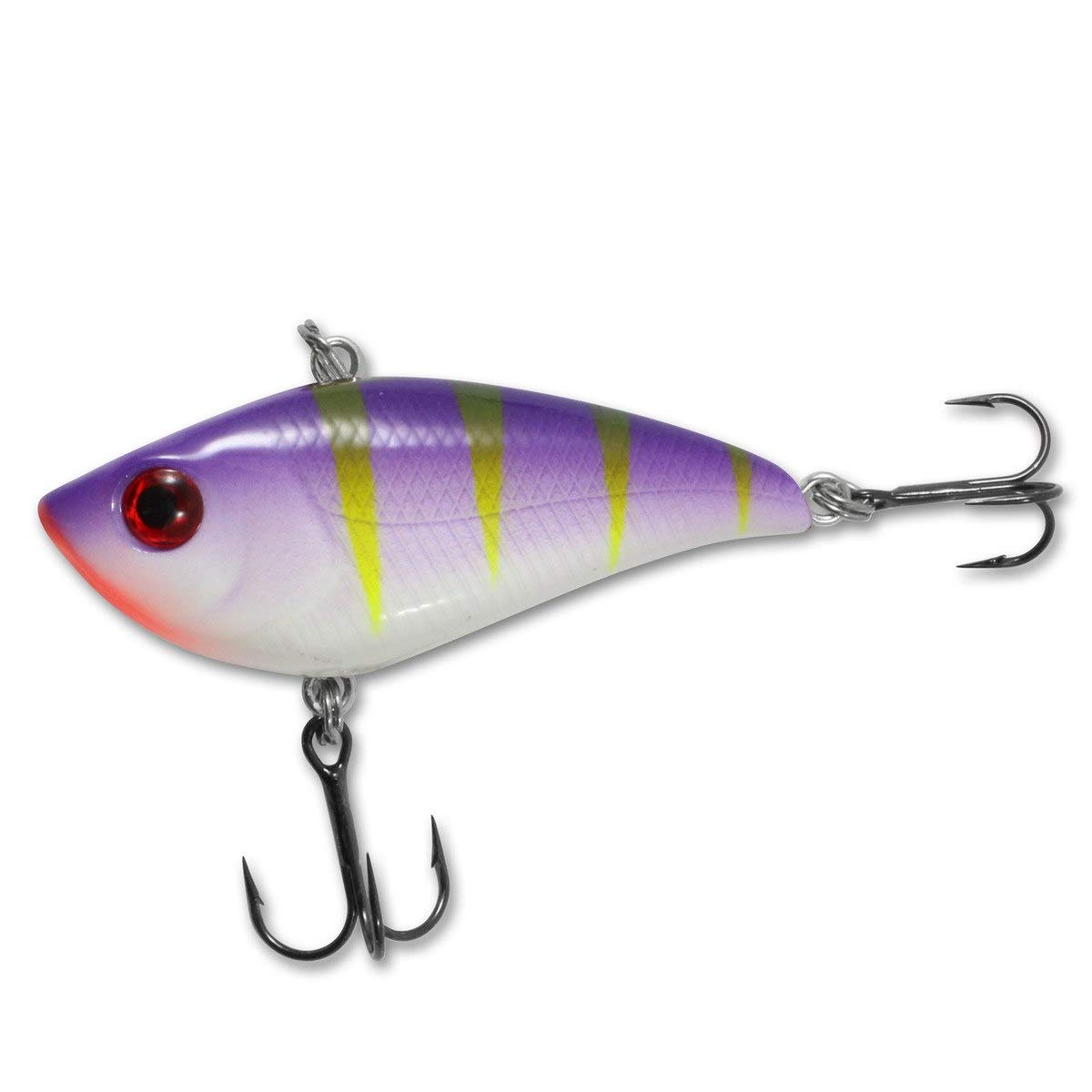 Northland Tackle Rippin' Shad Fishing Hook - Freshwater Fishing Lure for Bass, Walleye, Trout, Crappie, & Others - The Perfect Bait in Any Kit (Glo Firetiger, 2", 3/8 Oz)
