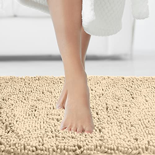 Bedford Home Chocolate 2 Piece Memory Foam Shag Bath Mat, 32"x21"x1.25"