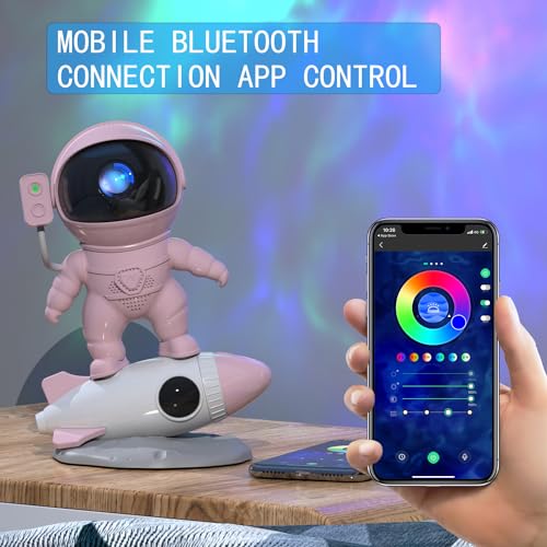 SFOUR Star Projector,Galaxy Night Light,Astronaut Starry Nebula Ceiling LED Lamp with Timer and Remote, Gift for Kids Adults for Bedroom, Birthdays,Christmas, Valentine's Day.(White)
