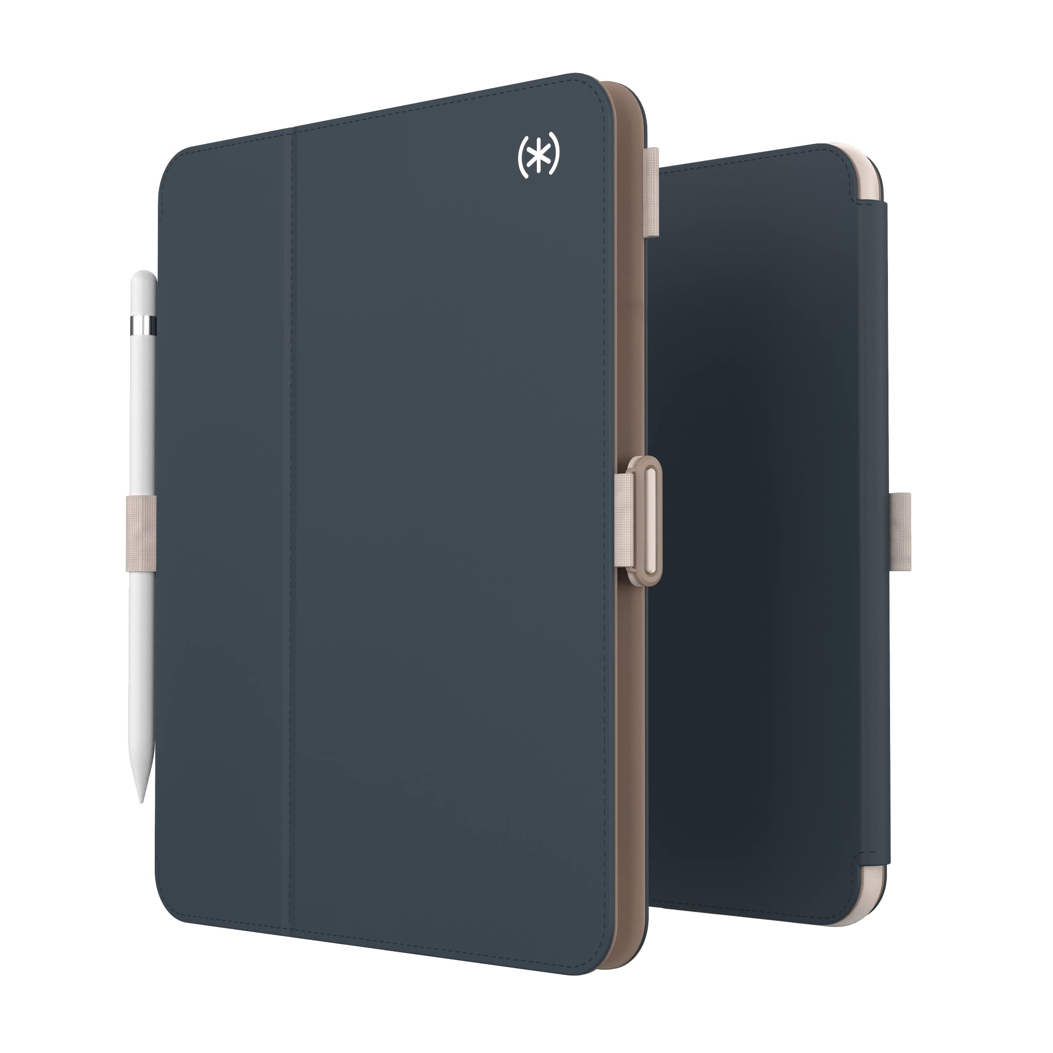 Speck Case for iPad Pro 10th Generation 10.9 Inch - Drop & Camera Protection, Slim Multi Range Stand, Apple Pencil Holder - Almond Milk/Mocha/Charcoal