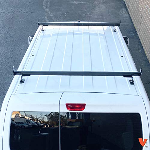 2 Bar Rack System for The Transit Connect 2010-13, NV200 or Chevy City Express Black