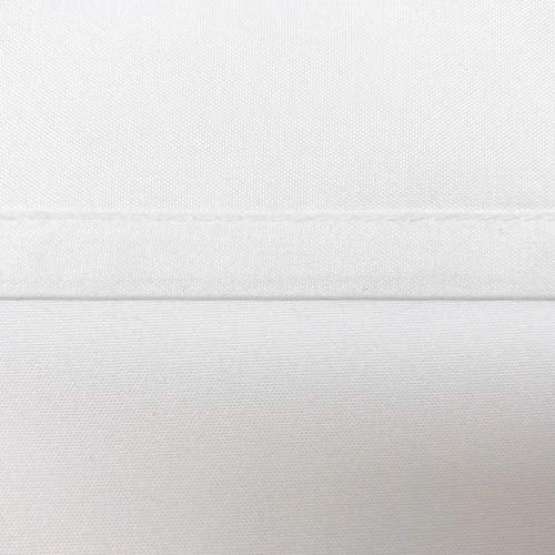 Spacemaker Extra-Long 21" Drop Length Bed Skirt, Twin, White