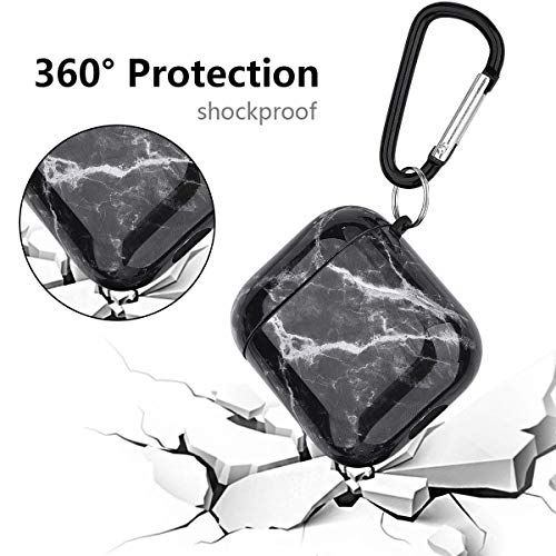 CAGOS for Airpod Case, Come with Airpod Cleaner Kit, Cute Patterns Protective Hard TPU Airpods Gen 2 Case Cover Compatible with Apple Airpods 2nd 1st Generation Case for Women Men, White Cactus