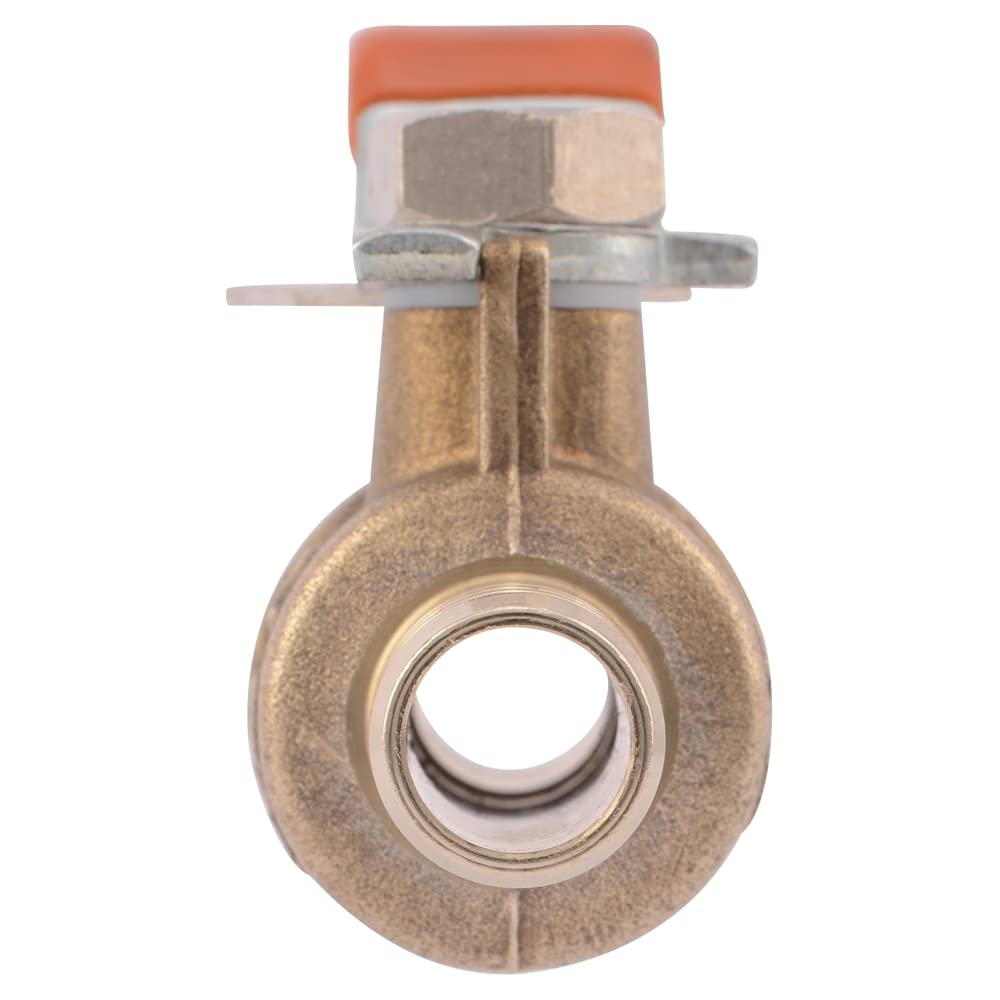 SharkBite 22461LFA Brass Crimp Ball Valve, 1/2 Inch x 1/2 Inch