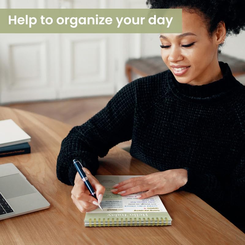 ZOTIA To Do List Notepad - To Do List Notebook with 52 Undated Sheets(6.5"×9.8"), Daily To Do List Planner Perfect for Office, Home and School, Helps to Keep Track of Tasks - Green