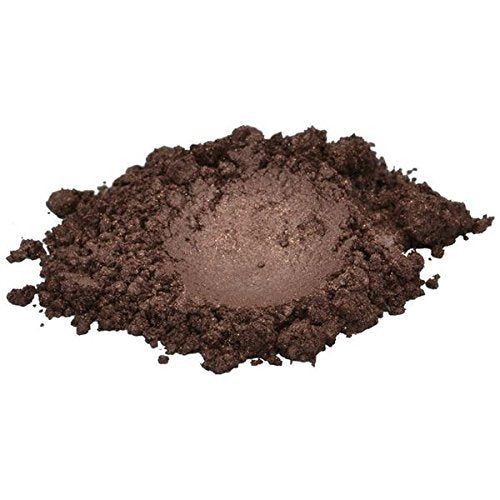Swiss Chocolate/Dark Brown Luxury Mica Colorant Pigment Powder Cosmetic Grade Glitter Eyeshadow Effects for Soap Candle Nail Polish 1 oz
