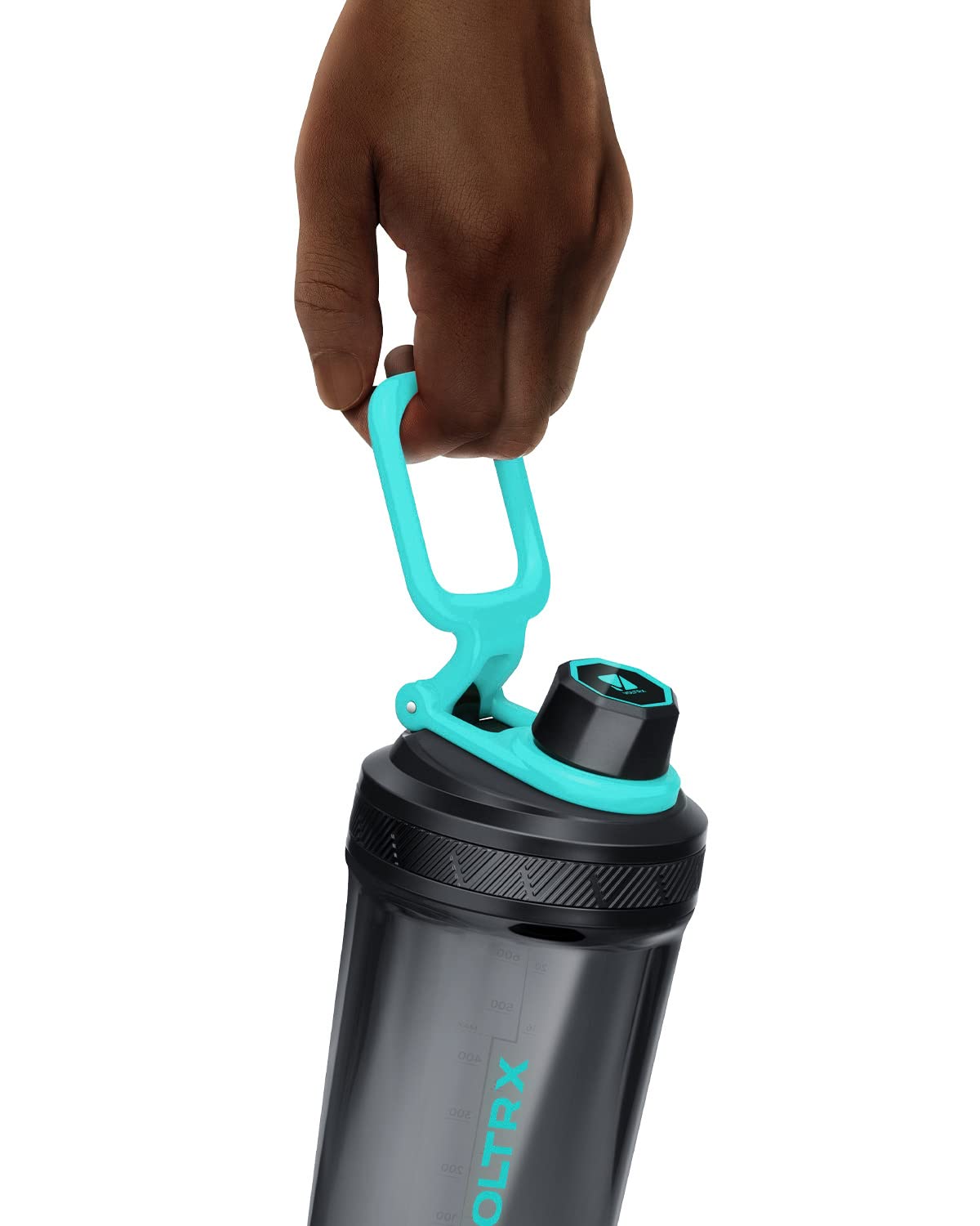 VOLTRX Shaker Bottle, Gallium USB C Rechargeable Electric Protein Mixer, Shaker Cups for Protein and Meal Replacement Shakes, BPA Free, Made with Tritan, 24oz