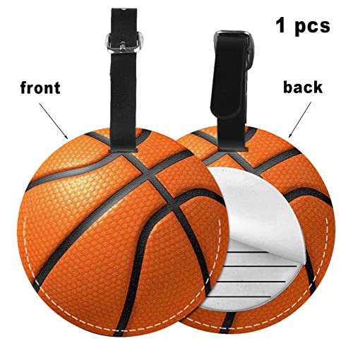 Golf Ball Golfing Sport Luggage Tag for Women Men, Travel Id Label Pu Leather for Baggage Suitcase Bags