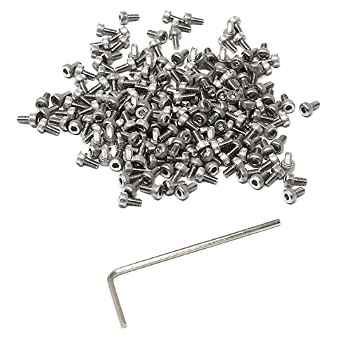 iexcell 50 Pcs M4 x 40/45/50/55/60mm Thread Pitch 0.7 mm Stainless Steel 304 Hex Socket Head Cap Screws Bolts Assortment Kit