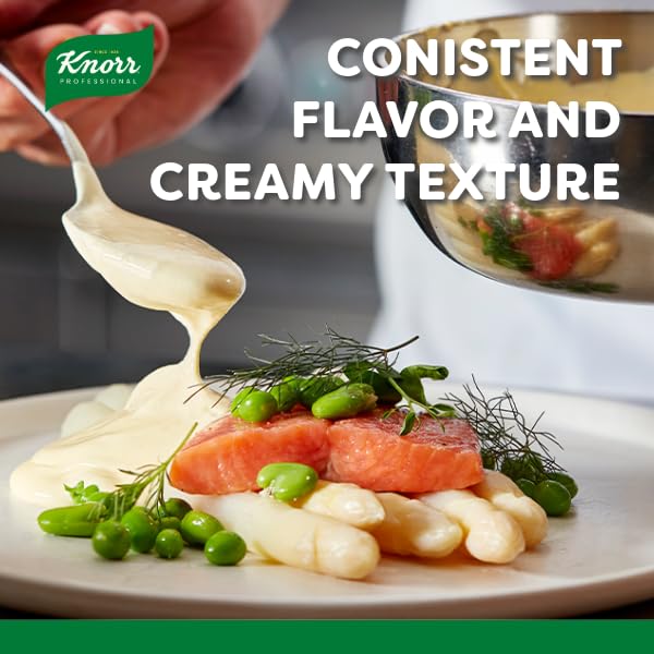 Knorr Professional Ultimate Hollandaise Sauce Mix Vegetarian, Gluten Free, No Artificial Flavors or Preservatives, No added MSG, 30.2 oz, Pack of 4