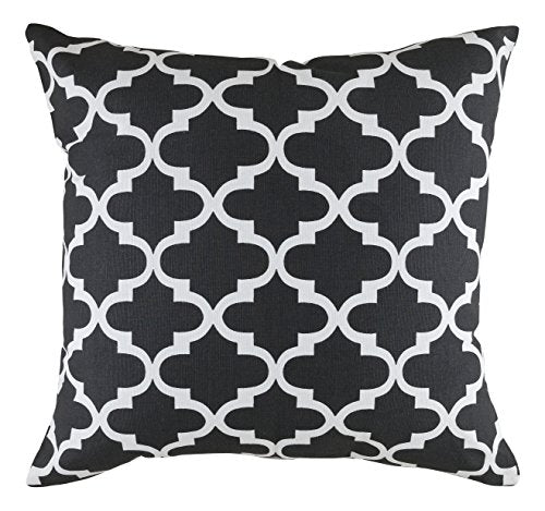 TreeWool 2 Pack Trellis Accent Decorative Cotton Throw Pillow Covers (22 x 22 Inches, Yellow)