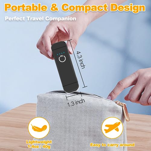 HIONXMGA Book Reading Light,Silent Touch Book Lamp for Reading in Bed,Rechargeable Clip on Booklight with 3 Amber Colors & 7 LEDs Precise Dimming for Eye Caring Night Reading,Book Lovers,Kids,Black