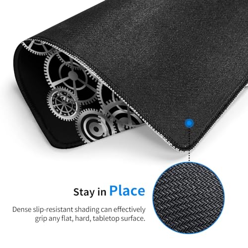 Mouse Pad Fitness Dumbbells Kettlebell Mouse Pads for Desk Non-Slip Rubber Base Square Gaming Pads Mousepad Mouse Mat for Computer Home Office