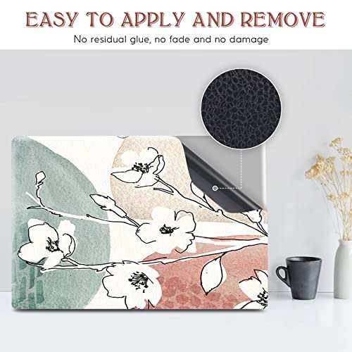 DINKY Laptop Skin Sticker Decal, 12" 13" 13.3" 14" 15" 15.4" 15.7 inch Laptop Universal Reusable Vinyl Skin Stickers Cover Art Decal Notebook PC Personalized Protector-Spring Flush