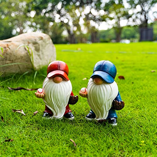 Joint Honglin Garden Gnome in Car Sculptures & Statues Resin Funny Outdoor Decoration with Solar Lihgt Gnome Gifts for Yard, Patio Decor(Car Gnome)
