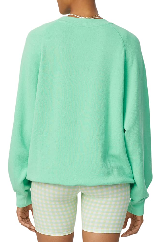 Bandier x Sincerely Jules_The Juniper Crew Neck Sweatshirt Soft Lime-L