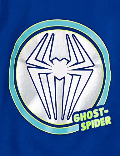 Amazon Essentials Disney | Marvel | Star Wars Girls' Long-Sleeve T-Shirts (Previously Spotted Zebra), Pack of 4, Marvel Ghost-Spider, Large