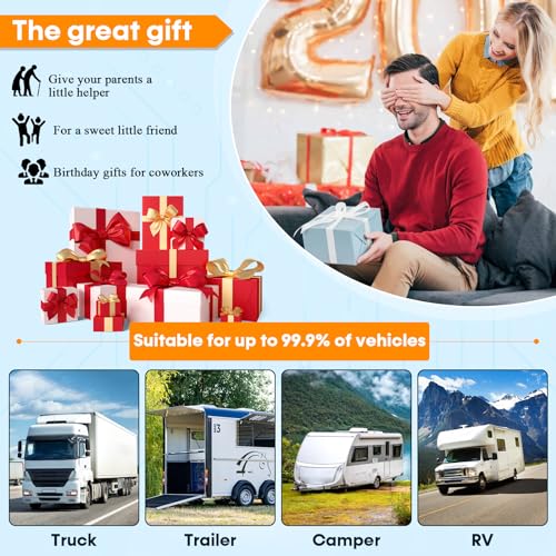 Magnetic Solar Wireless Backup Camera: 7" DVR Portable 1 Min Easy Install Scratch-Proof No Delay Truck Trailer Hitch Rear View Camera Rechargeable HD 1080P for Small RV Camper Pemacom P15