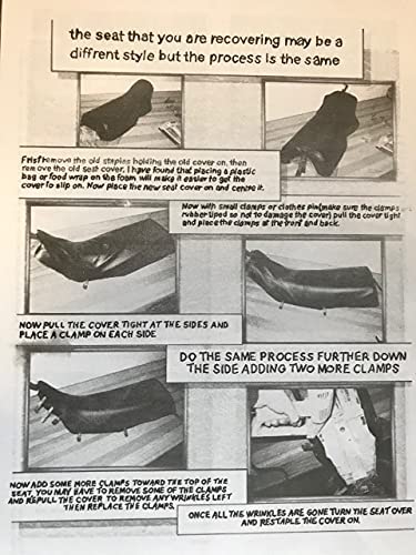 New aftermarket seat cover fits Yamaha 225DX Tri-Moto TYM225 1983-86 TriMoto YTM 225 DX DR 931