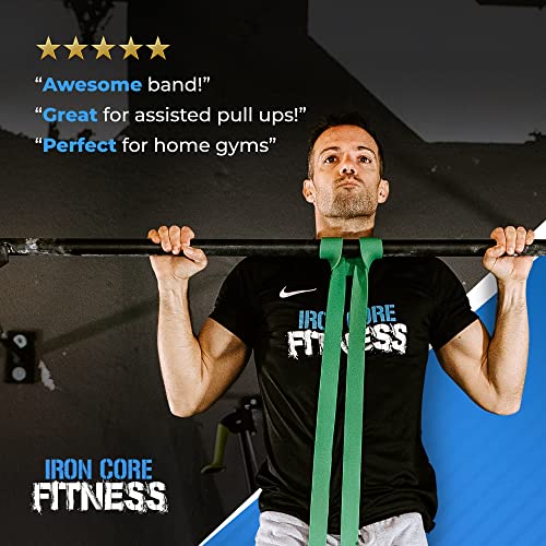 Chin up Assist Exercise Bands. Resistance Pull Up Bands Set of 5 Gym Quality Light Medium Heavy Long Mobility Powerlifting.