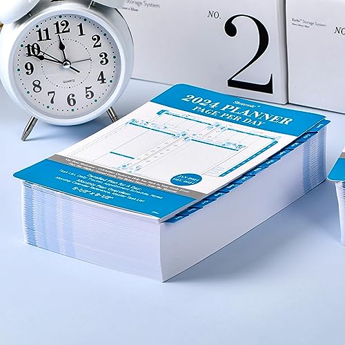 Planner Refills 2024-2025 β Jul. 2024 - Jun. 2025, Two Pages Per Day Daily οΌ Monthly Planner, 8.38" x 5.51", Ring-Bound Day Planner with Tabs