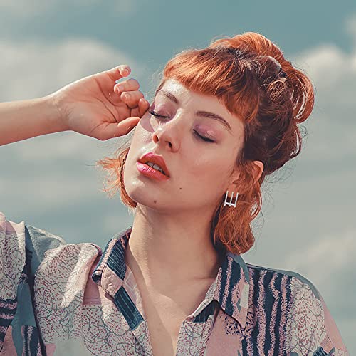 Gold Plated Dainty Magnolia Flower Stud Earring - Hypoallergenic Earrings for Women