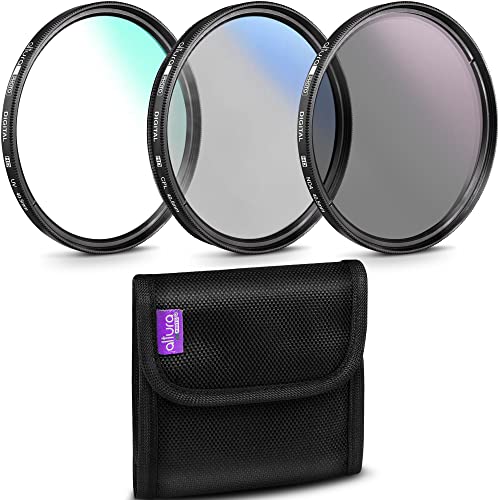 Altura Photo 40.5MM Lens Filter Kit - Includes 40.5MM ND Filter, 40.5MM Polarizer Filter, 40.5MM UV Filter - UV, CPL Polarizing Filter, Neutral Density for Camera Lens + Lens Filter Case