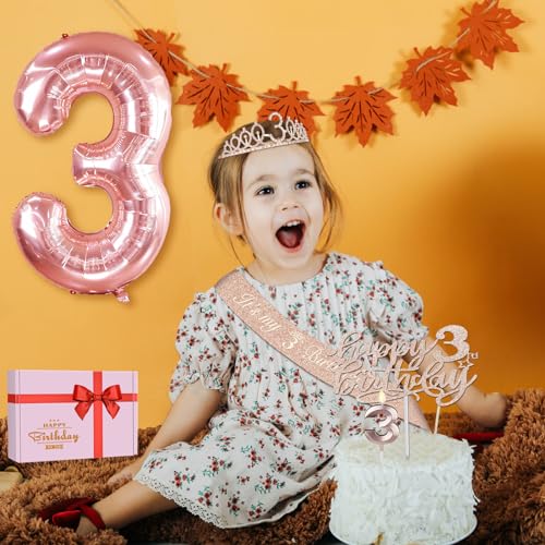 33 Birthday Decorations for Women Including 33 Birthday Sash for Women, Tiara/Crown, Candles and Cake Topper, Number 33 Balloons, 33 Birthday Gifts for Women Birthday Decorations Favor Supplies