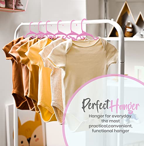 Utopia Home 360 Pack Kids Hangers - 11.5 Inch Plastic Baby Hangers for Closet - Childrens Hangers for Clothes & Infant Hangers for Closet - Ideal for Everyday Standard Use (White)