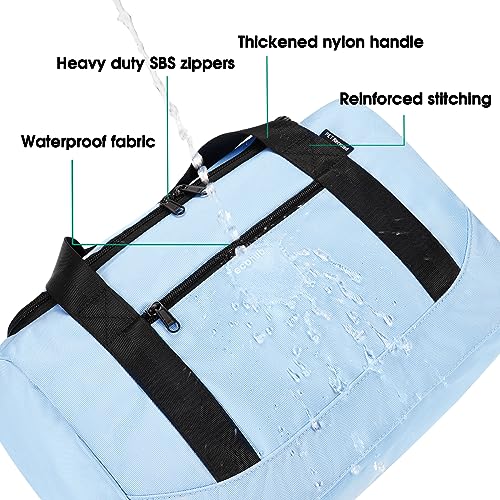 ECOHUB 16'' Personal Item Bag Mini Duffel Bag Small Travel Bag Underseat Carry on Bag for United Airlines Gym Bag for Women