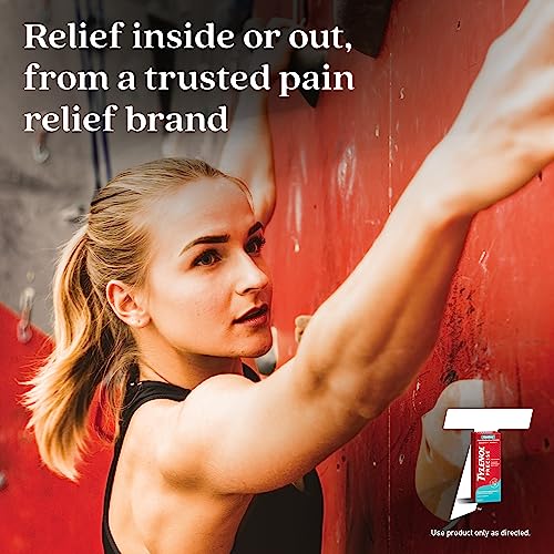 Tylenol Precise Warming Pain Reliever Cream, Maximum Strength 4% Lidocaine Warming Pain Cream for Back, Knee & Joint Pain, Fast-Acting, Penetrating Pain Relief Cream, Light Scent, 4 oz