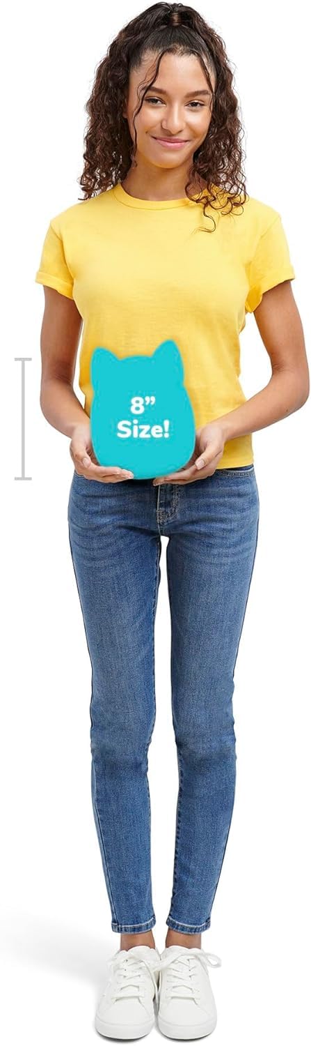 Squishmallows Original 8-Inch Maeve The Manatee - Official Jazwares Plush - Collectible Soft & Squishy Manatee Stuffed Animal Toy - Add to Your Squad - Gift for Kids, Girls & Boys