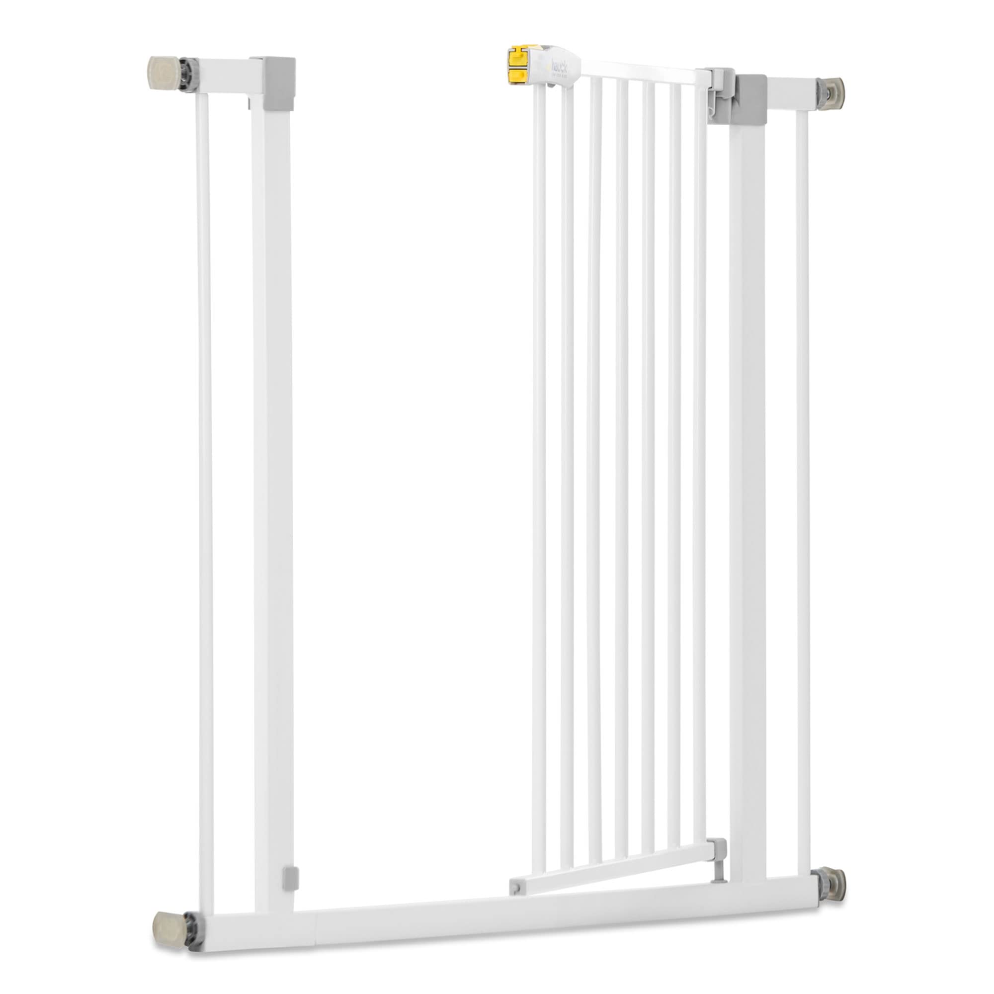 Hauck 59726 Open N Stop KD Pressure Fit Baby and Pet Safety Gate for 29 to 31" Wide Home Doorways, Stairways, or Hallways, White