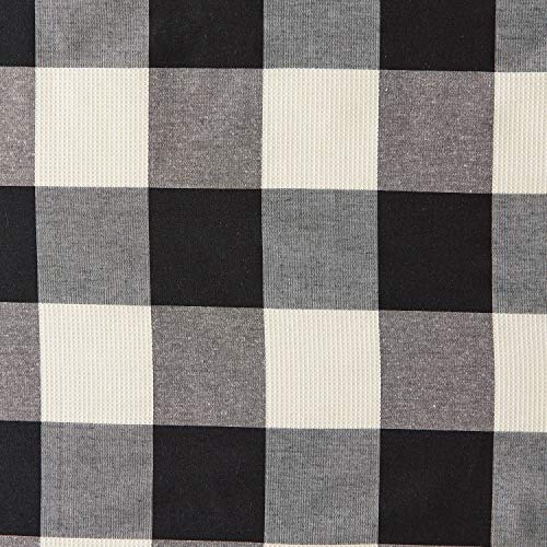 SKL Home Grandin Curtain Panel, 40" x 63", Black/Natural