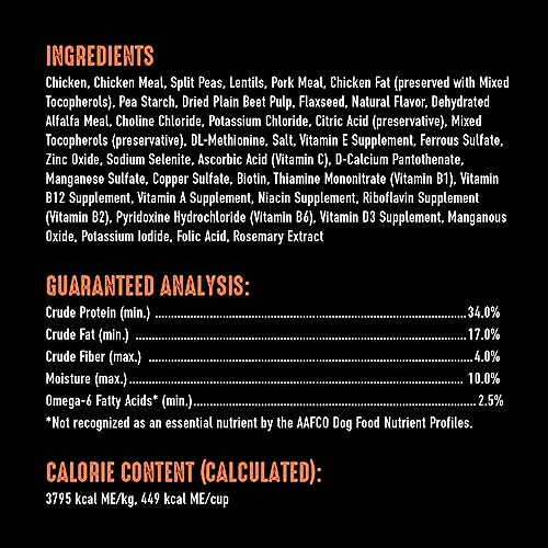 CRAVE Grain Free High Protein Adult Dry Dog Food, Chicken, 4 lb. Bag