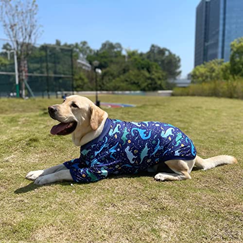 Dog Pink Sleeveless T Shirt Unicorn Rainbow Prints Dog Vest Shirt Soft Stretchy Summer Clothes for ExtraLarge Dog Boys Girls Shirt (3X-Large,Unicorn)