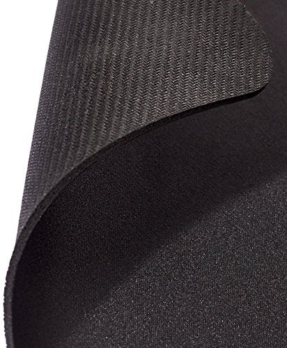 Amazon Basics Square Mouse Pad, Cloth with Rubberized Base, Standard, Black