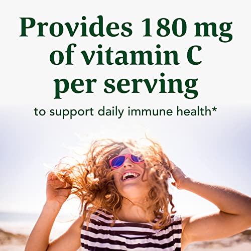 MegaFood C Defense Daily Immune Support Supplement - Chewable Vitamin C Gummies, Tangy Citrus Flavor, Made with Real Food Like Orange & Cranberry, Vegan, Gluten-Free - 70 Gummy Vitamins, 35 Servings