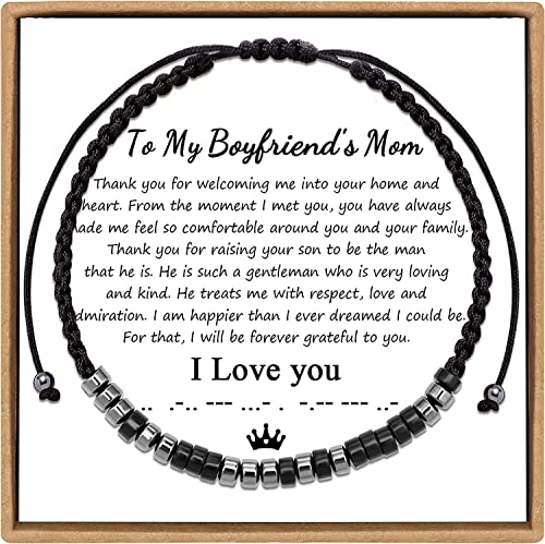 JoycuFF Follow Your Arrow Strand Inspirational Bracelets for Women Men Black Beads Morse Code Jewelry Funny Unique Female Friends Birthday Christmas Mothers Day Friendship Graduation Gifts