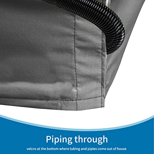 Liamoy Air Conditioner Cover for Outside Units - AC Cover Waterproof and Durable, Square Fits 24 x 24 x 30 Inches