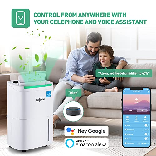 Humhold 12000 BTU Portable Air Conditioners with Remote Control, 3-in-1 Free Standing Cooling AC Unit with Fan & Dehumidifier, Cools Room up to 500 sq.ft, Smart/Sleep Mode,3 Speed,Auto Swing,Timer