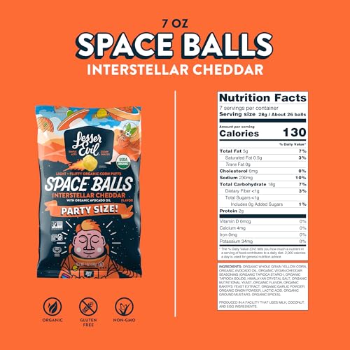 Insterstellar Cheddar Space Balls, 7 oz Bag