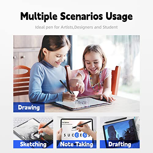 Stylus Pen for iPad with Palm Rejection, Blooding Active Pencil 2nd Generation Compatible with Apple iPad Pro 11/12.9", iPad 10/9/8/7/6th Gen, iPad Mini 5th/6th Gen,iPad Air 3rd/4th/5th Gen-Black