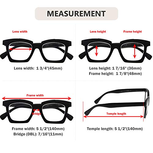 Eyekepper Reading Glasses Women Stylish Eyeglasses Readers - Champagne+4.00