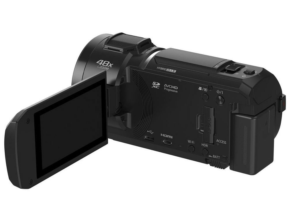 Panasonic HC-V800K FHD Cinema-like Camcorder, 24x Leica Dicomar Lens, 1/2.5" Bsi Sensor, Three O.I.S. Stabilizer Systems,Black
