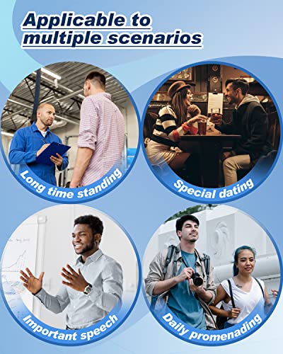 3/4 Arch Support Insoles for Women/Men, QBK Orthotics Shoe Insoles High Arch Supports Shoe Insoles for Plantar Fasciitis, Flat Feet, Over-Pronation, Relief Heel Spur Pain,S