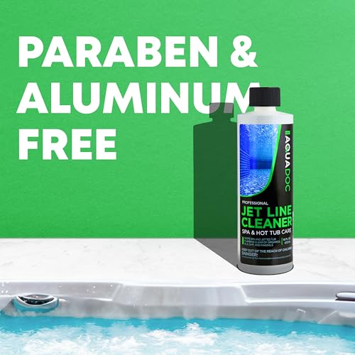MAV AquaDoc Spa Jet Cleaner for Hot Tub - Spa Jet Line Cleaner for Hot Tubs & Jetted Tub Cleaner to Keep Your Jets Clean - Fast Acting Spa Flush for Hot Tub (Jet Line Cleaner - 1 Pint)