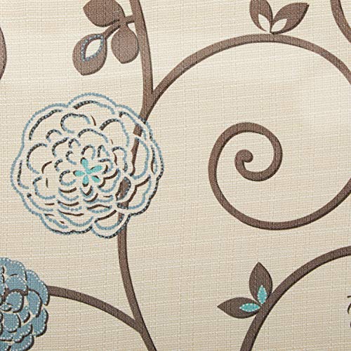 Christopher Knight Home GDFStudio Westeros Traditional Wingback Fabric Recliner Chair (White & Blue Floral)
