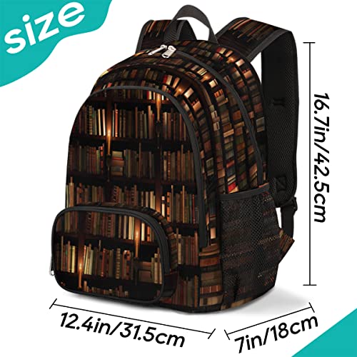 Elementary School Bags for Teens, Ethnic Painted Kids Backpacks Aztec Pattern Lightweight Bookbags Waterproof Sturdy Schoolbag Daypack for Girls Boys
